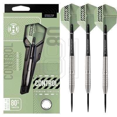 6. Harrows Control 80% Tapered steeltip darts