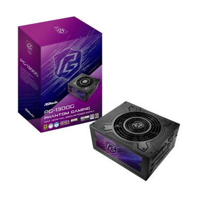 16. ASRock PHANTOM GAMING 1300W 80 Plus Gold Power Supply