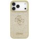 3. Guess Fixed Glitter Big 4G case for iPhone 17 Pro Max - gold