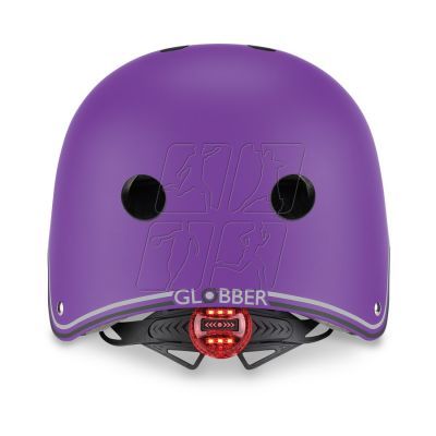 9. Helmet Globber Violet Jr 505-104