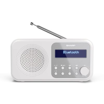 Sharp DR-P420 DR-P420WHP Portable Radio White