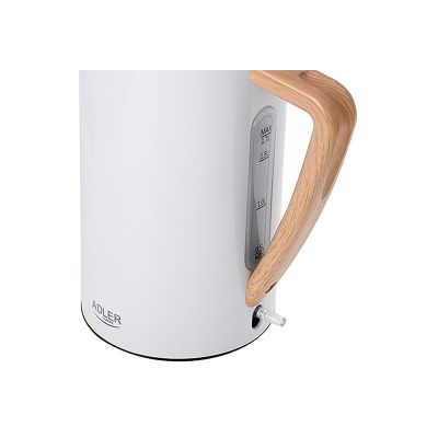 11. Electric kettle ADLER AD 1347w white