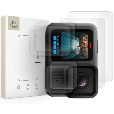 Tech-Protect Glass Fit+ 2-pack tempered glass for GoPro Hero 13 - transparent