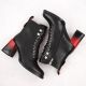 8. D&amp;A S.Barski ankle boots with decorative heel Premium Collection W MR880-132 OLI270