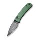 CIVIVI Qubit Damast Aluminum Green C22030E-DS1 knife