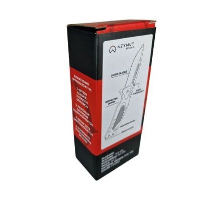 12. AZYMUT Rescue rescue knife + seat belt cutter + glass breaker + case