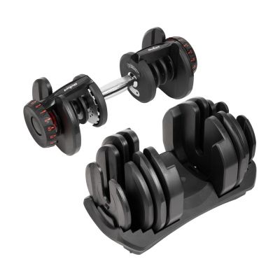 3. Adjustable cast iron dumbbell 40 kg REBEL ACTIVE