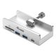 Equip 128968 hubs and hubs USB 3.2 Gen 1 (3.1 Gen 1) Type-A 5000 Mbit/s Aluminum
