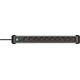 7. Brennenstuhl 1391030000 3 m power strip 10 x network sockets Indoor Black, Silver
