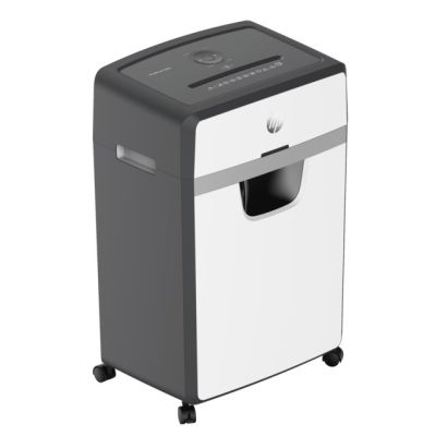 7. HP ONESHRED 16MC Shredder, micro shreds, P-5, 16 sheets, 30l, light gray, HPN280816MCON-14.
