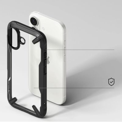 4. Ringke Fusion X Case for iPhone 17 - Black