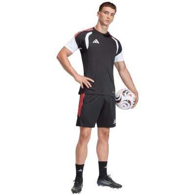 14. Men's adidas Tiro 26 League Training Shorts Black and Red JY9716