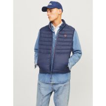 Jack & Jones JJEMULTI BODYWARMER COLLAR NOOS 12258457 NAVY BLAZER/TRUE RED