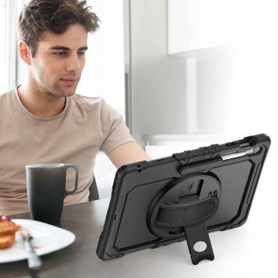 7. Tech-Protect Solid Case for Samsung Galaxy Tab S10 FE+ - Black
