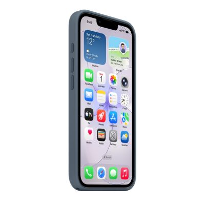 4. Apple MHWE4ZM/A case for 15.5 cm (6.1") mobile phone Blue