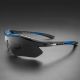 4. Rockbros 10007 Polarized Cycling Glasses - Black and Blue