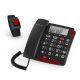 2. amplicomms BigTel 50 Alarm Plus Analog Phone Caller Name and ID Dark Gray