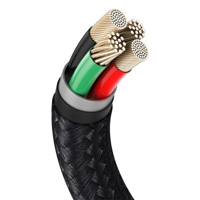 7. BASEUS CAFULE USB CABLE FOR LIGHTNING 2.4A, 1M (BLACK)