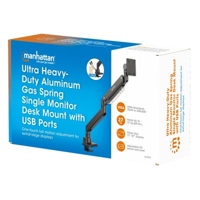 10. Manhattan 462594 Monitor Holder/Stand 144.8 cm (57") Desk Black