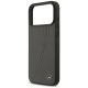 6. Mercedes Leather Large Laurel Leave MagSafe Case for iPhone 17 Pro Max - Black and Gray