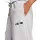 5. Women's adidas Essentials Linear French Terry Cuffed Trousers Light Grey JC5953