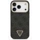 3. Guess 4G Triangle Logo MagSafe Case for iPhone 17 Pro / 18 Pro - Black and Gold