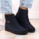 15. News W EVE437B navy blue wedge snow boots