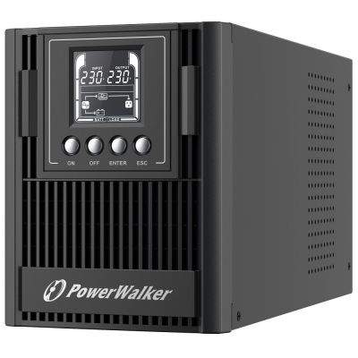 UPS Bluewalker PowerWalker VFI 1000 AT - RS-232, USB - Output connectors: 3 (10122180)
