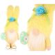 gnome bunny 25cm yellow in sneakers spring decoration