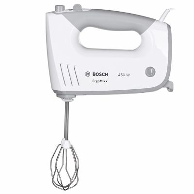 4. BOSCH MFQ36480 Hand Mixer (450 W; white)