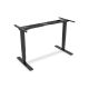 Digitus Electrically Adjustable Table Frame, Two Motors, 3-Stage, Black
