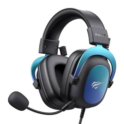 HAVIT H2002U PRO Bluetooth Gaming Headphones (Black and Blue)