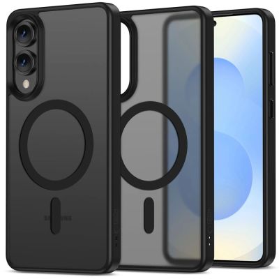 Tech-Protect MagMat MagSafe Case for Samsung Galaxy S25 Edge - Matte Black