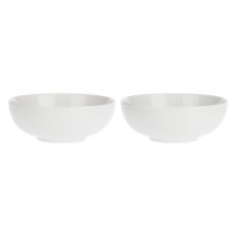 Set of 2 Momenti Salad Bowls - White, 22 cm