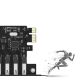 12. 7-Port USB 3.0 PCI-E Expansion Card for Desktop Chassis