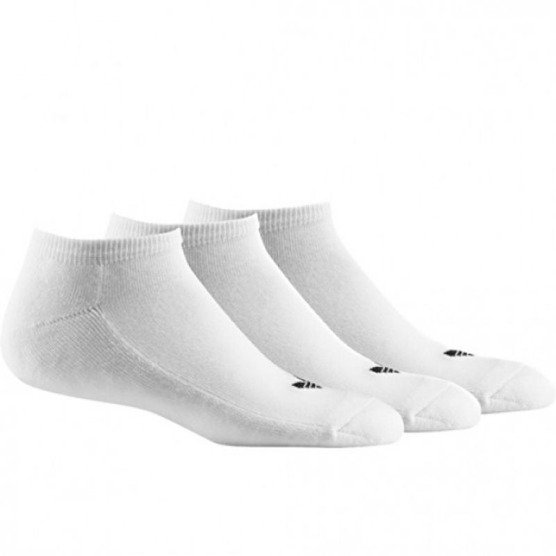 4. adidas ORIGINALS Trefoil Liner S20273 Socks 3 Pack White