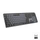 8. Logitech MX Mechanical Keyboard Office RF Wireless + Bluetooth QWERTZ German Graphite, Gray