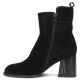 3. Black Women’s Leather Heeled Ankle Boots Filippo DBT8191