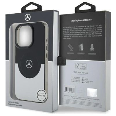 8. Mercedes Double Layer BiColor MagSafe case for iPhone 16 Pro Max - silver