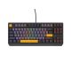 23. GENESIS Thor 230 TKL Gaming Keyboard USB + RF Wireless + Bluetooth QWERTY Black, Gray, Orange