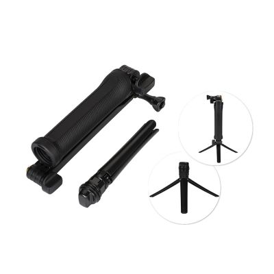6. 3 in 1 Monopod Tripod with Selfie Stick for GoPro - Black