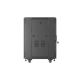 4. Floor-standing 19" 15U 600x600 RACK installation cabinet, black, perforated doors, Lanberg (flat pack)