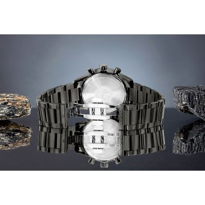 7. Men's Watch Giewont Chronograph Sapphire Black GW9140-B2