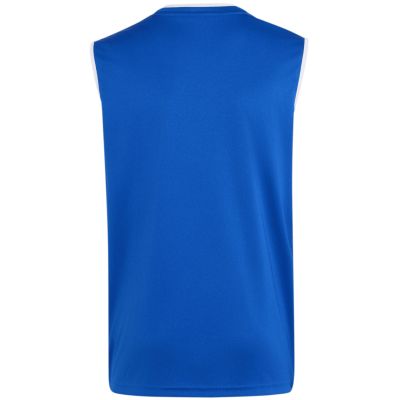 2. adidas Entrada 26 Sleeveless Jersey Kids' Shirt, Blue, KB3938