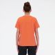 4. New Balance S/S Script Tee Gfr W T-shirt WT41909GFR