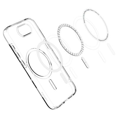 6. Spigen Liquid Crystal Mag MagSafe Case for iPhone 16e / 17e - Transparent