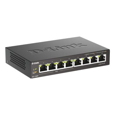 2. D-Link DGS-1008P/E Network Link Unmanaged L2 PoE Support Black
