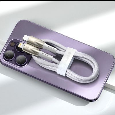 18. Baseus Glimmer Series Fast Charging Cable USB-A - USB-C 100W 480Mb/s 1m Black