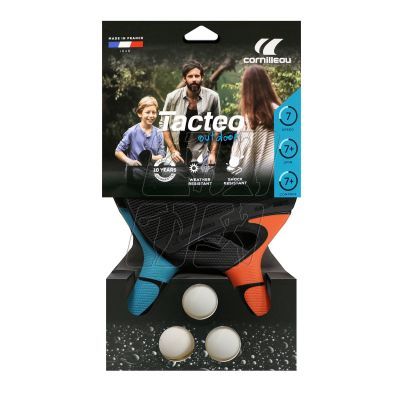 6. Cornilleau Tacteo Duo Outdoor 455350 Table Tennis Set