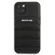 3. AMG Leather Debossed Lines case for iPhone 13 mini - black